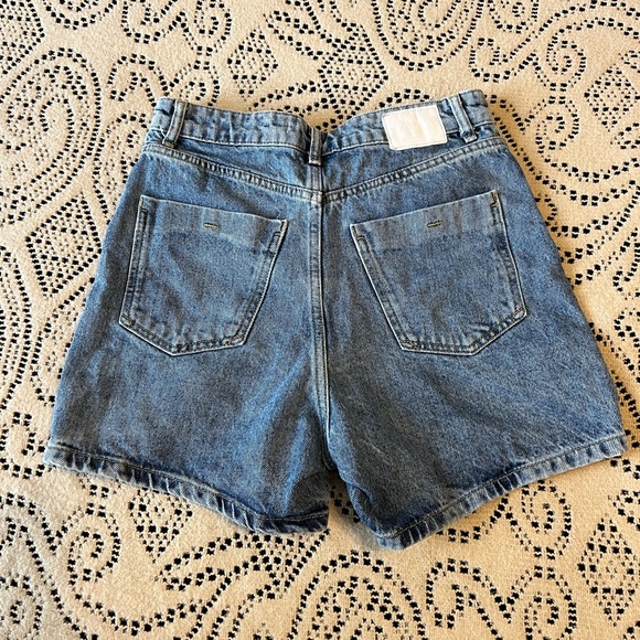 Zara Blue Jean Shorts for Women - Picture 3 of 4